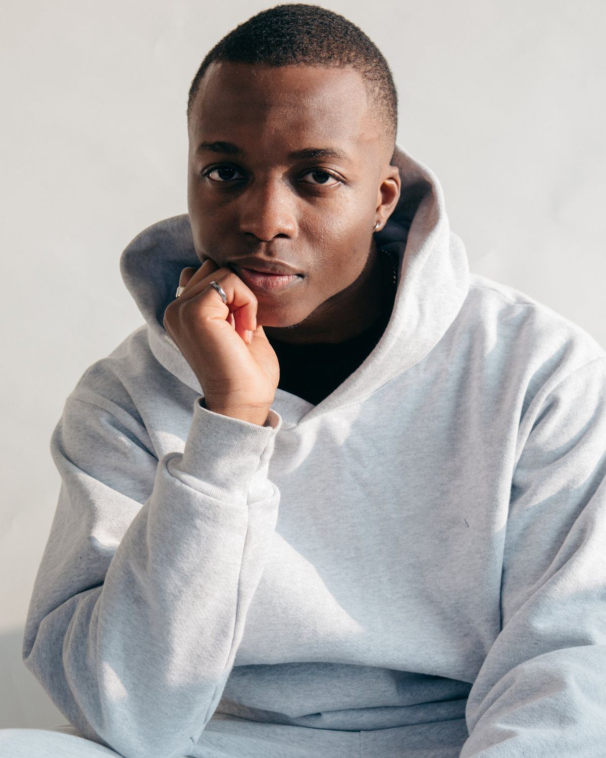 Heavyweight Hoodie - Grey Marl