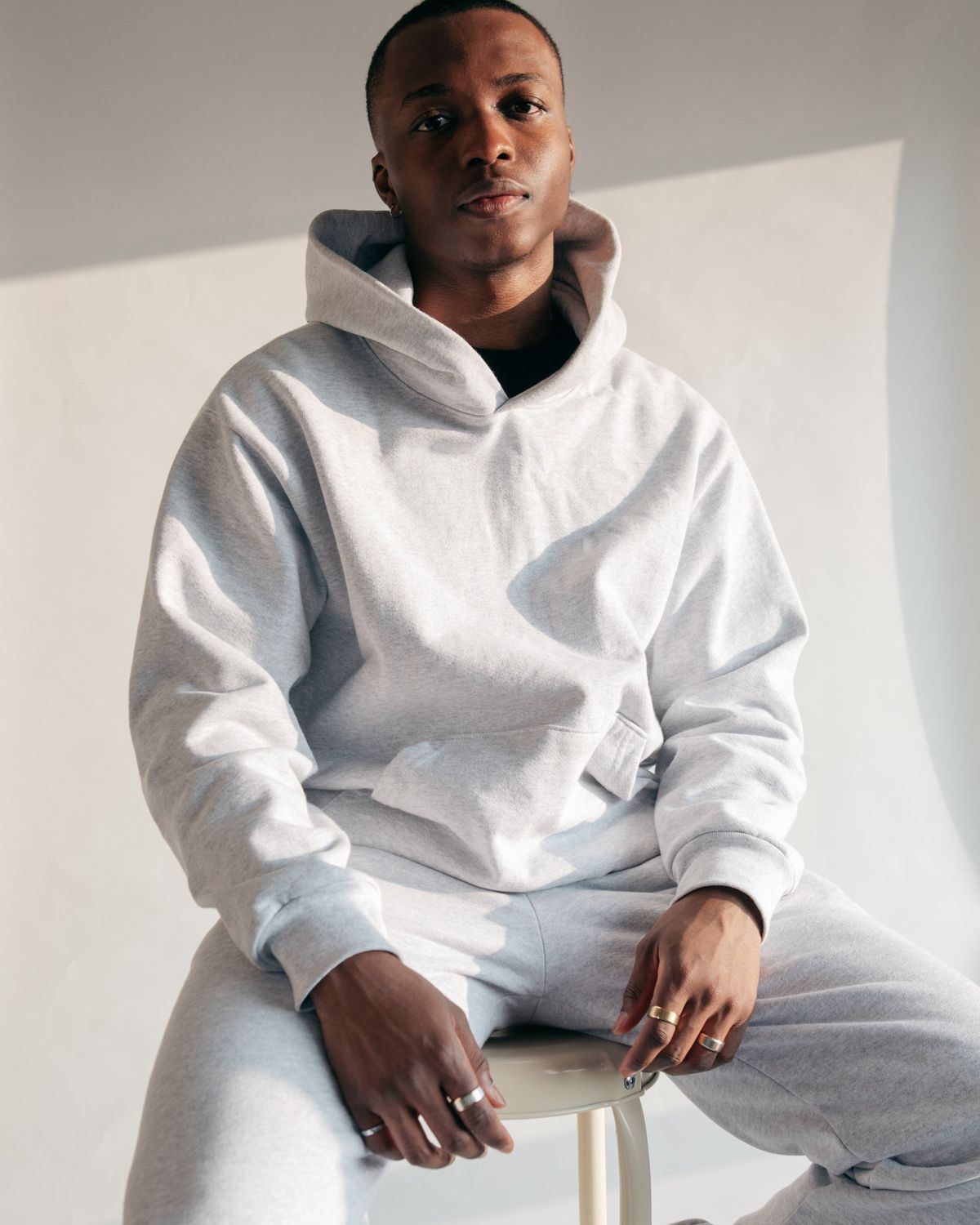 Fleece Set - Grey Marl