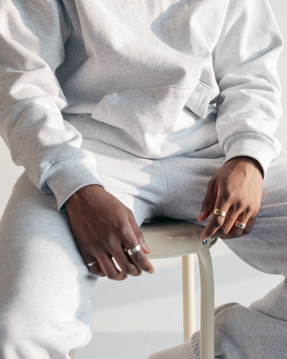 Fleece Sweatpant - Grey Marl
