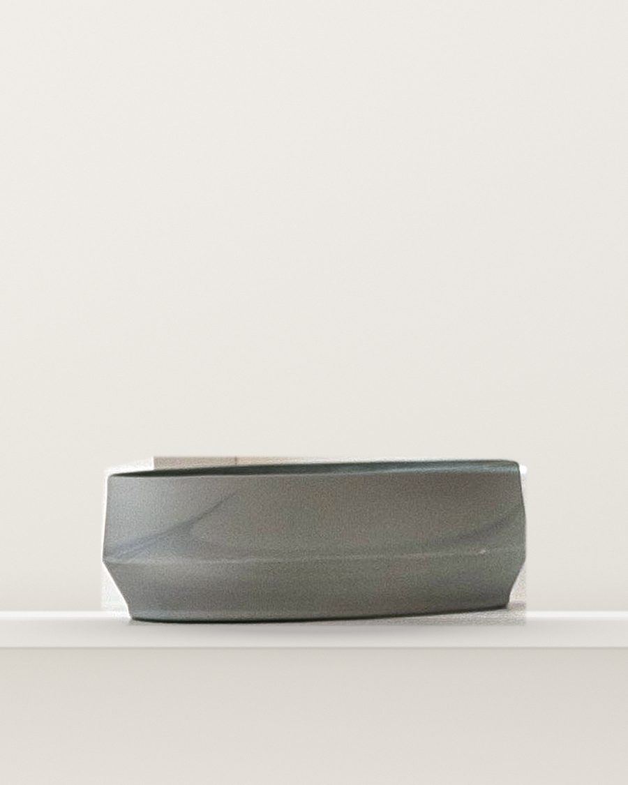 Low Serving Dish, Slate