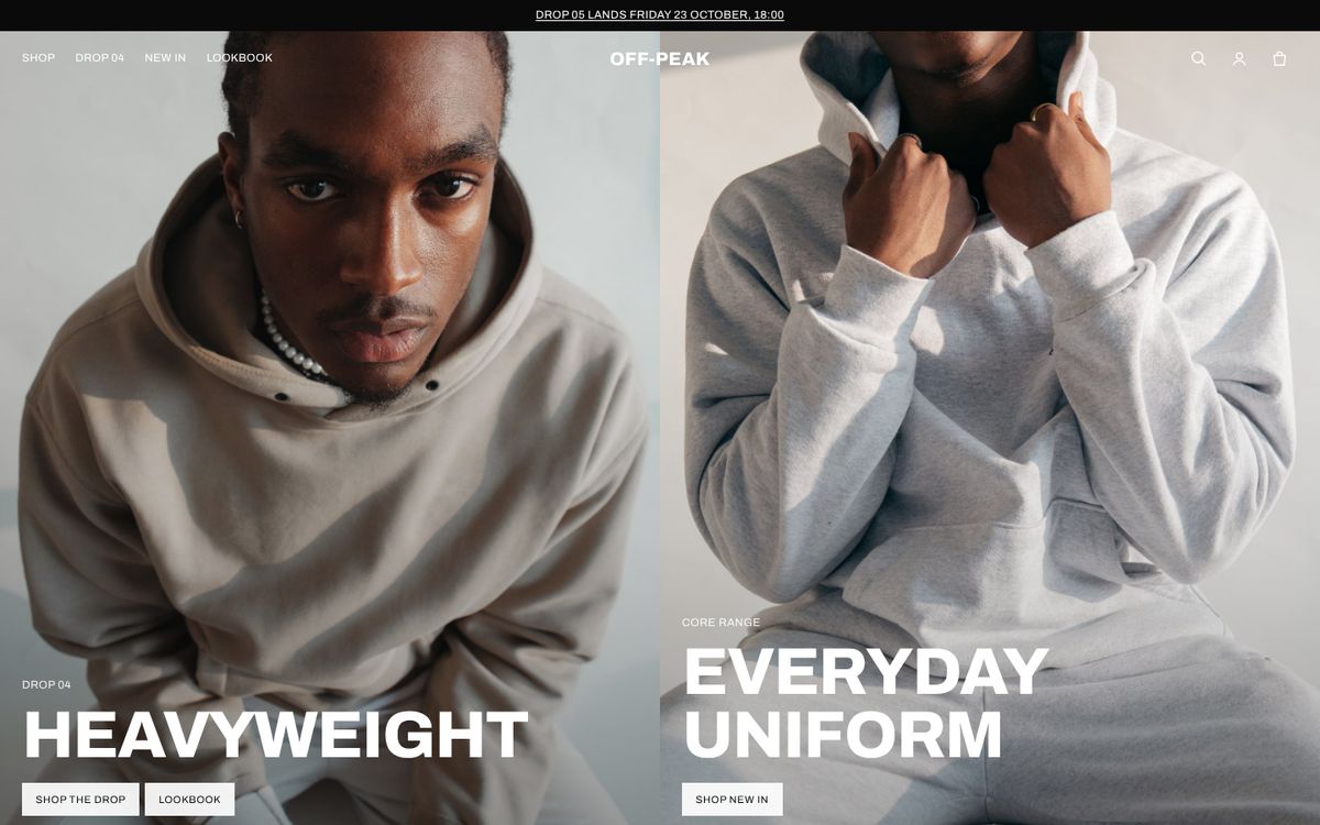 The Edition Shopify theme for streetwear brands on a laptop