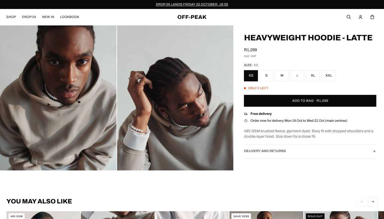 Sell in drops in the Edition Shopify theme